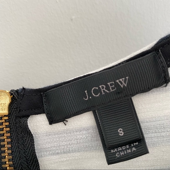 J Crew Nautical Striped Dress Black White Small - Picture 5 of 11